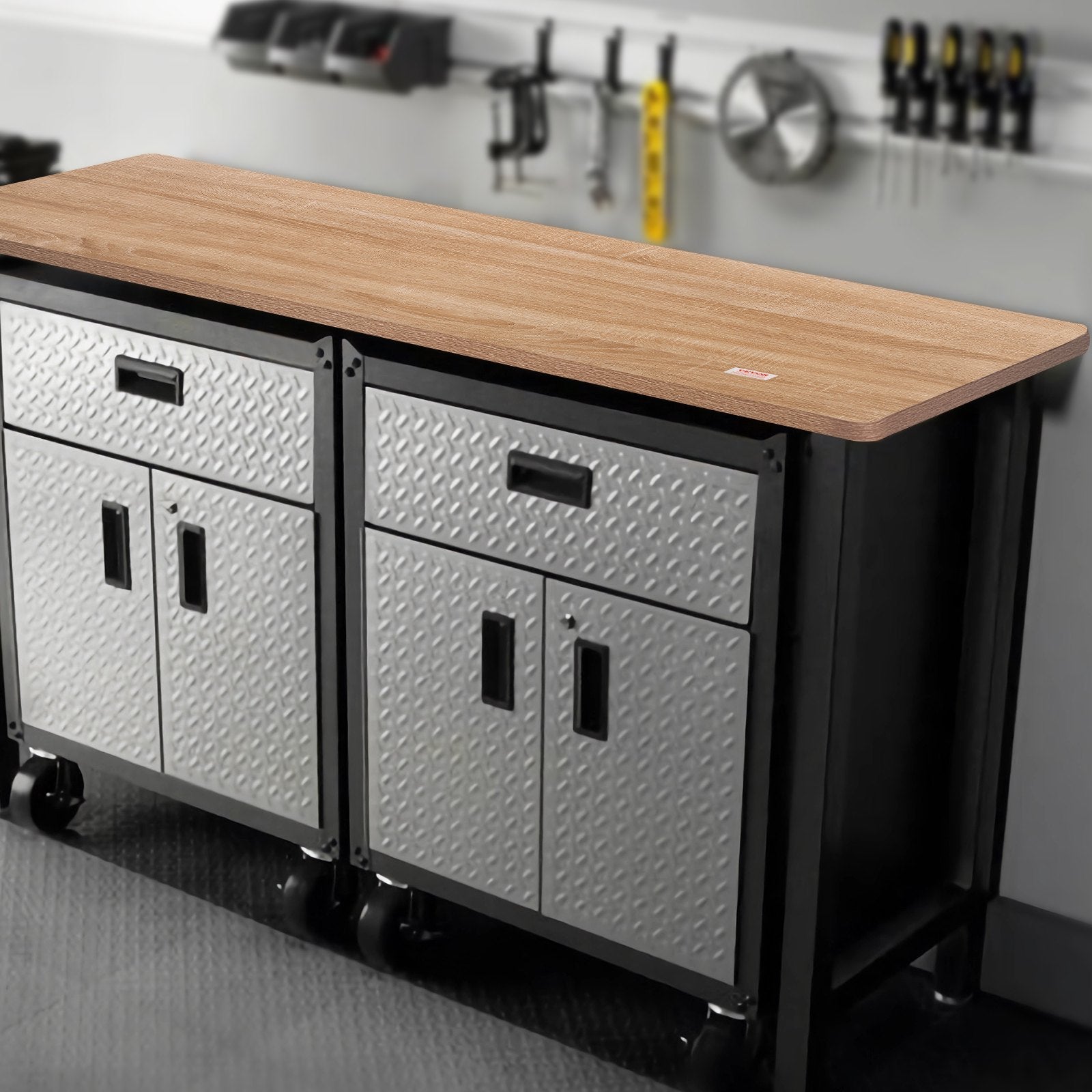 Table Top, 55" x 27.6" x 1", 220.5 lbs Load Capacity, Universal One-Piece Particle Board Desktop for Height V952-GZTZMBHB1407U0BS0V0