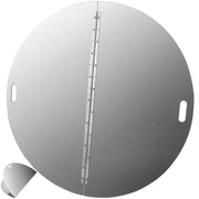 Fire Pit Lid Round 40 Inch Foldable Fire Pit Ring Snuff Cover 430 Stainless Steel Fire Pit Spark Screen Cover V952-GZZDSRSHPGZ40YC01V0