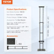 Poster Stand, Adjustable Height Up to 75", Double-Sided Heavy Duty Pedestal Sign Holder, Floor Standing Sign V952-HBJJSDZ475YCPRZ6SV0