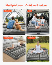 Car Air Mattress, Inflatable Car Camping Mattress, Flocking Thickened Travel Beds, Comfortable and Durable V952-HBXKZRHSTYDZIRA54V9