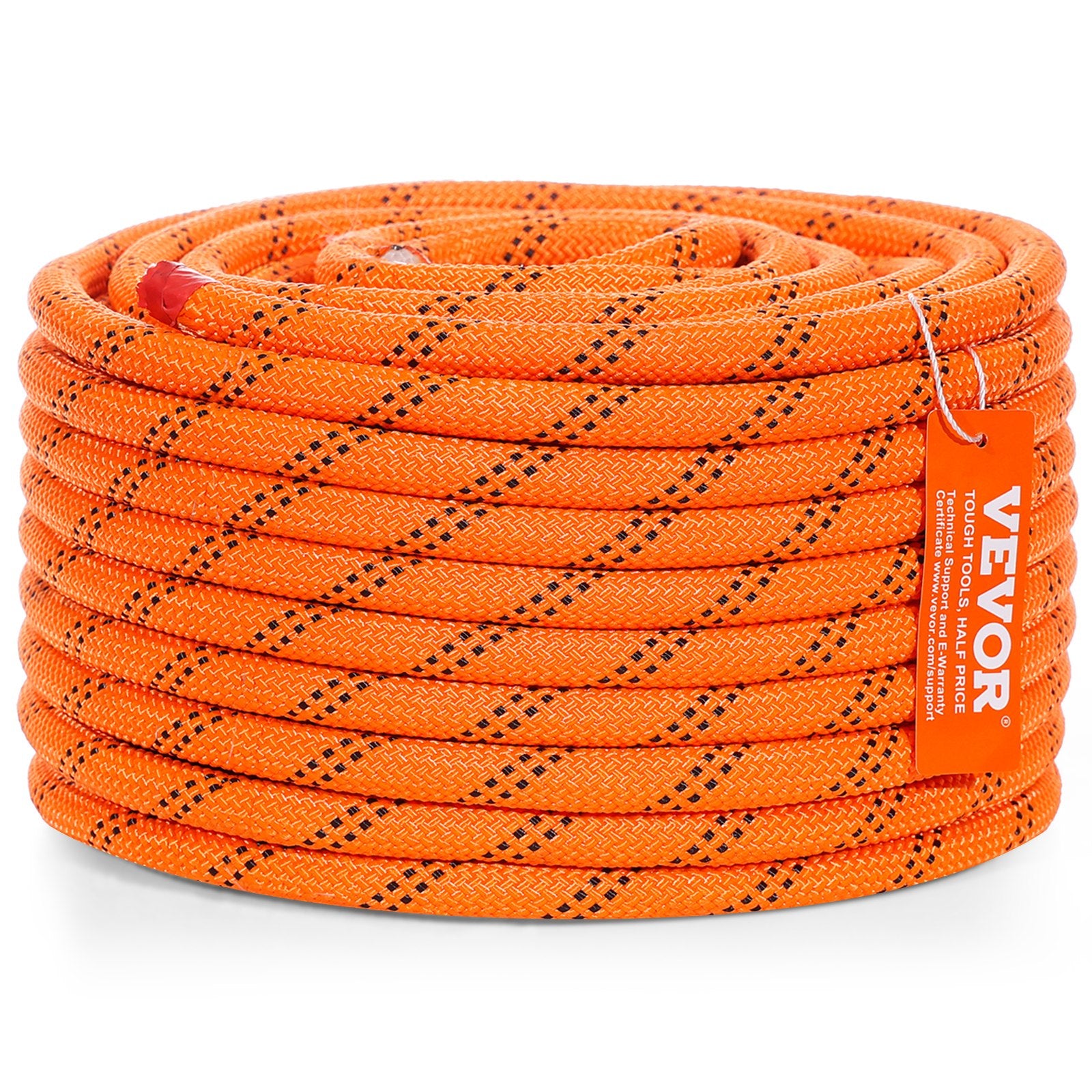 Double Braided Polyester Rope, 12.7 mm x 36.57 m, 48 Strands, 35.58kN Breaking Strength Outdoor Climbing V952-HCCLSDL12INCMEGKYV0