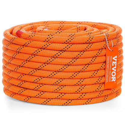 Double Braided Polyester Rope, 12.7 mm x 36.57 m, 48 Strands, 35.58kN Breaking Strength Outdoor Climbing V952-HCCLSDL12INCMEGKYV0
