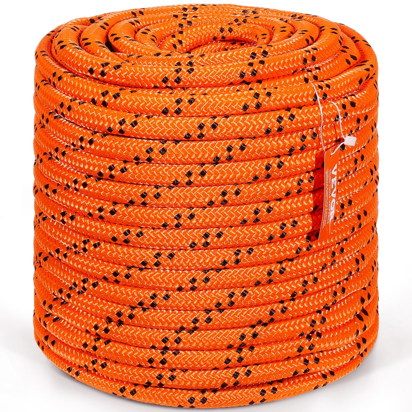 Double Braided Polyester Rope, 19 mm x 67.06 m, 24 Strands, 88.96kN Breaking Strength Outdoor Climbing Rope, V952-HCCLSDL34INC4OPUHV0