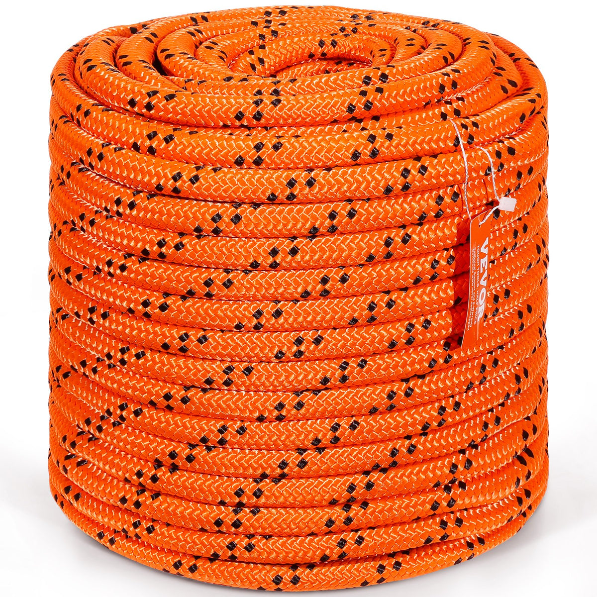 Double Braided Polyester Rope, 19 mm x 67.06 m, 24 Strands, 88.96kN Breaking Strength Outdoor Climbing Rope, V952-HCCLSDL34INC4OPUHV0