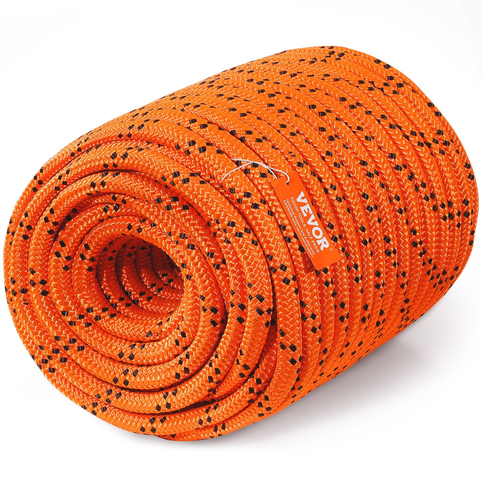Double Braided Polyester Rope, 19 mm x 67.06 m, 24 Strands, 88.96kN Breaking Strength Outdoor Climbing Rope, V952-HCCLSDL34INC4OPUHV0
