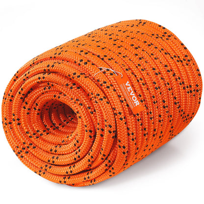 Double Braided Polyester Rope, 19 mm x 67.06 m, 24 Strands, 88.96kN Breaking Strength Outdoor Climbing Rope, V952-HCCLSDL34INC4OPUHV0