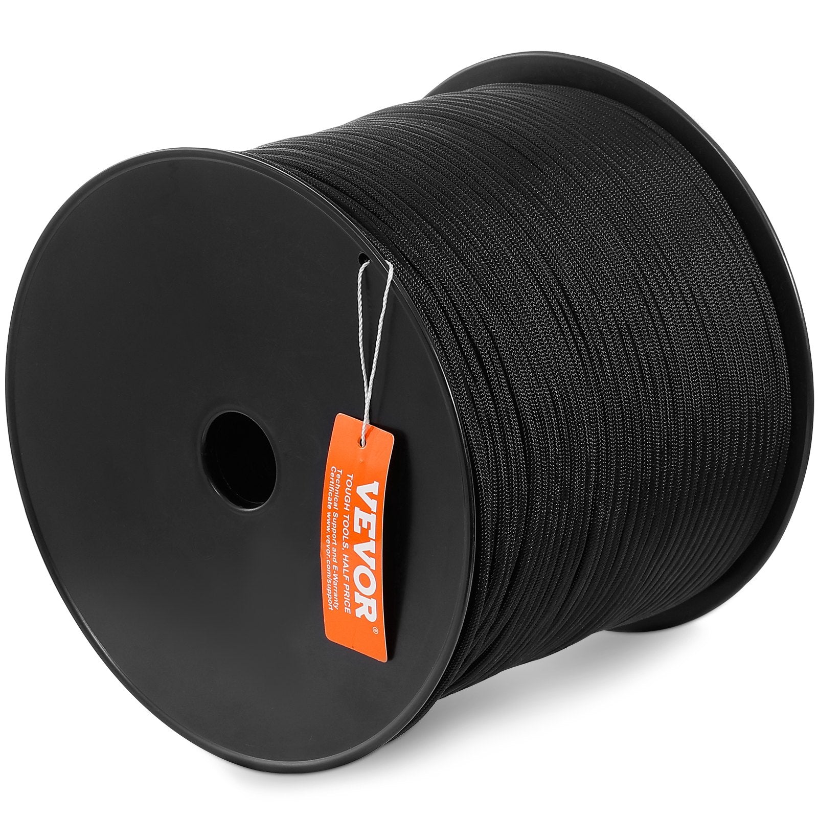 Braided Nylon Rope, 5 mm x 304.8 m, 32 Strands, 3.20kN Breaking Strength Outdoor Climbing Rope, Arborist Tree V952-HCCLSNL316INDUEVBV0