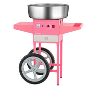 Electric Cotton Candy Machine with Cart, 1000W Commercial Candy Floss Maker with 52cm in Stainless Steel V952-HCDRMHTJFSWGBY4LWV3