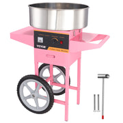 Commercial Cotton Candy Machine with Cart Sugar Floss Maker 1000W Party V952-HCMHTJFSWGZMWVJZKV3