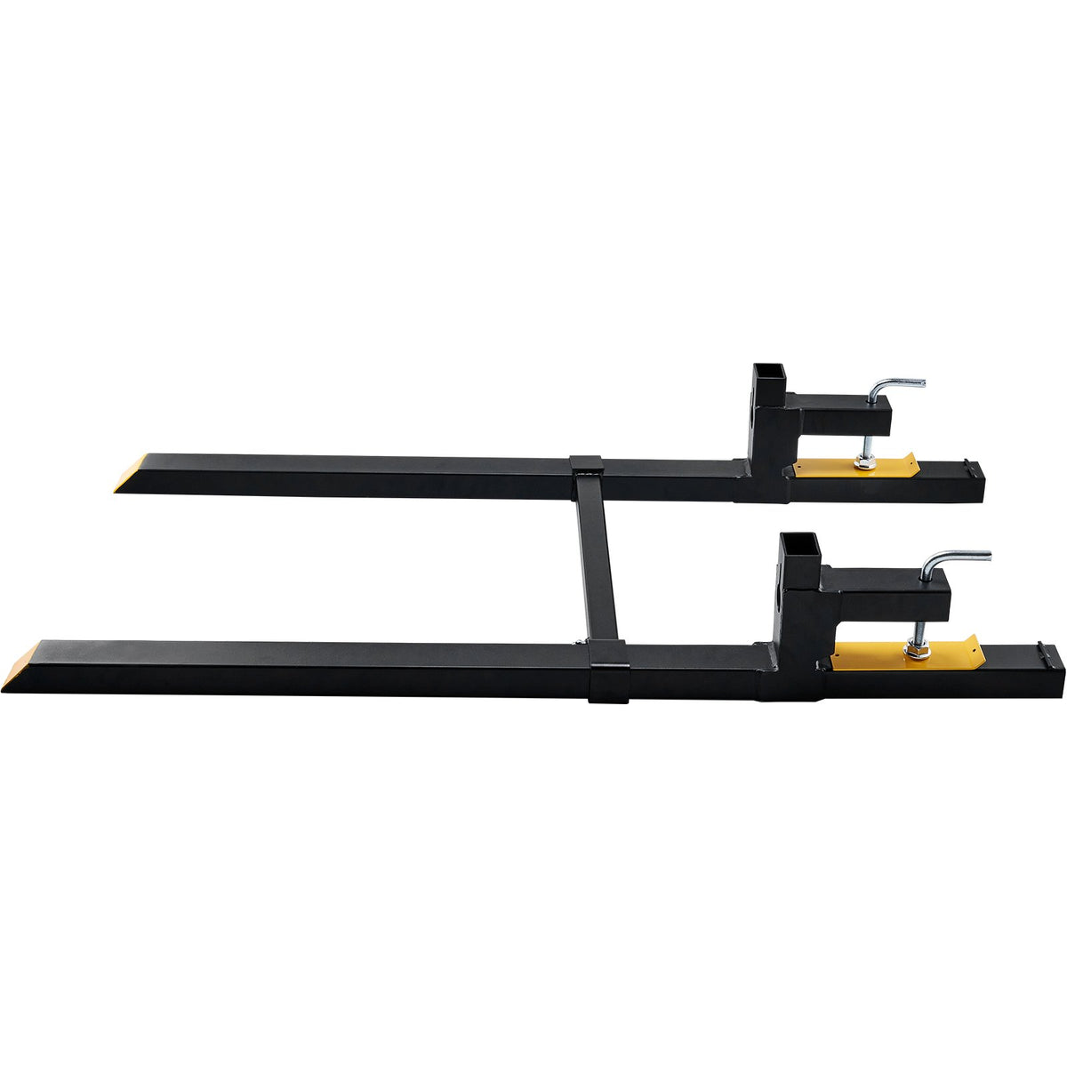 Pallet Forks, 907 kg Tractor Bucket Forks, 1490 mm Total Length Clamp on Pallet Forks with Adjustable V952-HCS2000LBS60IX9MMV0