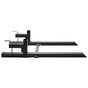 Pallet Forks, 907 kg Clamp on Pallet Forks, 1090 mm Total Length Tractor Bucket Forks with Adjustable V952-HCS43INCH20006W25V0