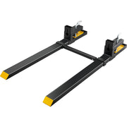 Pallet Forks, 907 kg Clamp on Pallet Forks, 1490 mm Total Length Heavy Duty Pallet Forks with Adjustable V952-HCS60INCH400083LFV0