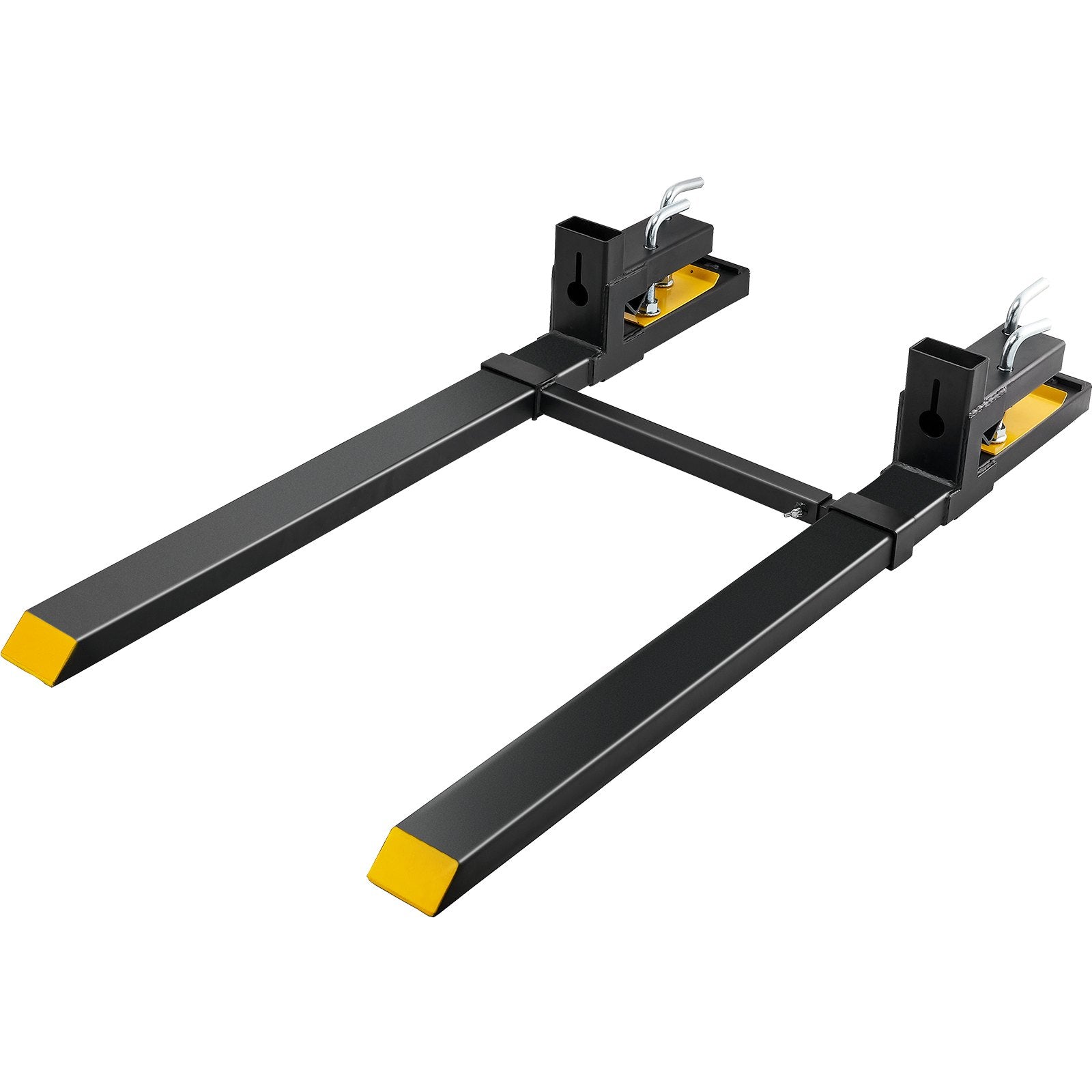 Pallet Forks, 907 kg Clamp on Pallet Forks, 1490 mm Total Length Heavy Duty Pallet Forks with Adjustable V952-HCS60INCH400083LFV0