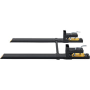 Pallet Forks, 907 kg Clamp on Pallet Forks, 1490 mm Total Length Heavy Duty Pallet Forks with Adjustable V952-HCS60INCH400083LFV0
