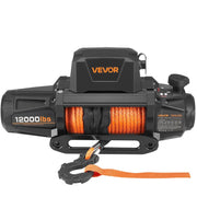 Electric Winch, 5400 kg Load Capacity, 12V DC Truck Winch with 9.5 mm x 28 m Synthetic Rope, Wireless & Wired V952-HCSDDJP12000QOPIX001V9