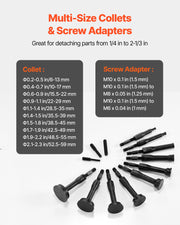 Blind Hole Bearing Puller Set, 16-in-1 Inner Bearing Race and Seal Extractor Kit, 16 PCS Slide Hammer Pilot V952-HCSNZCLBQ16JCERB3001V0