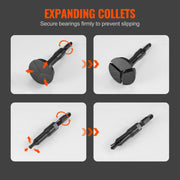 Blind Hole Collet Bearing Race and Seal Puller Extractor Kit, Slide Hammer Pilot Insert Inner Internal V952-HCSNZCLBQ16PD83U8V0