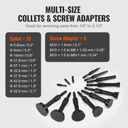 Blind Hole Collet Bearing Race and Seal Puller Extractor Kit, Slide Hammer Pilot Insert Inner Internal V952-HCSNZCLBQ16PD83U8V0