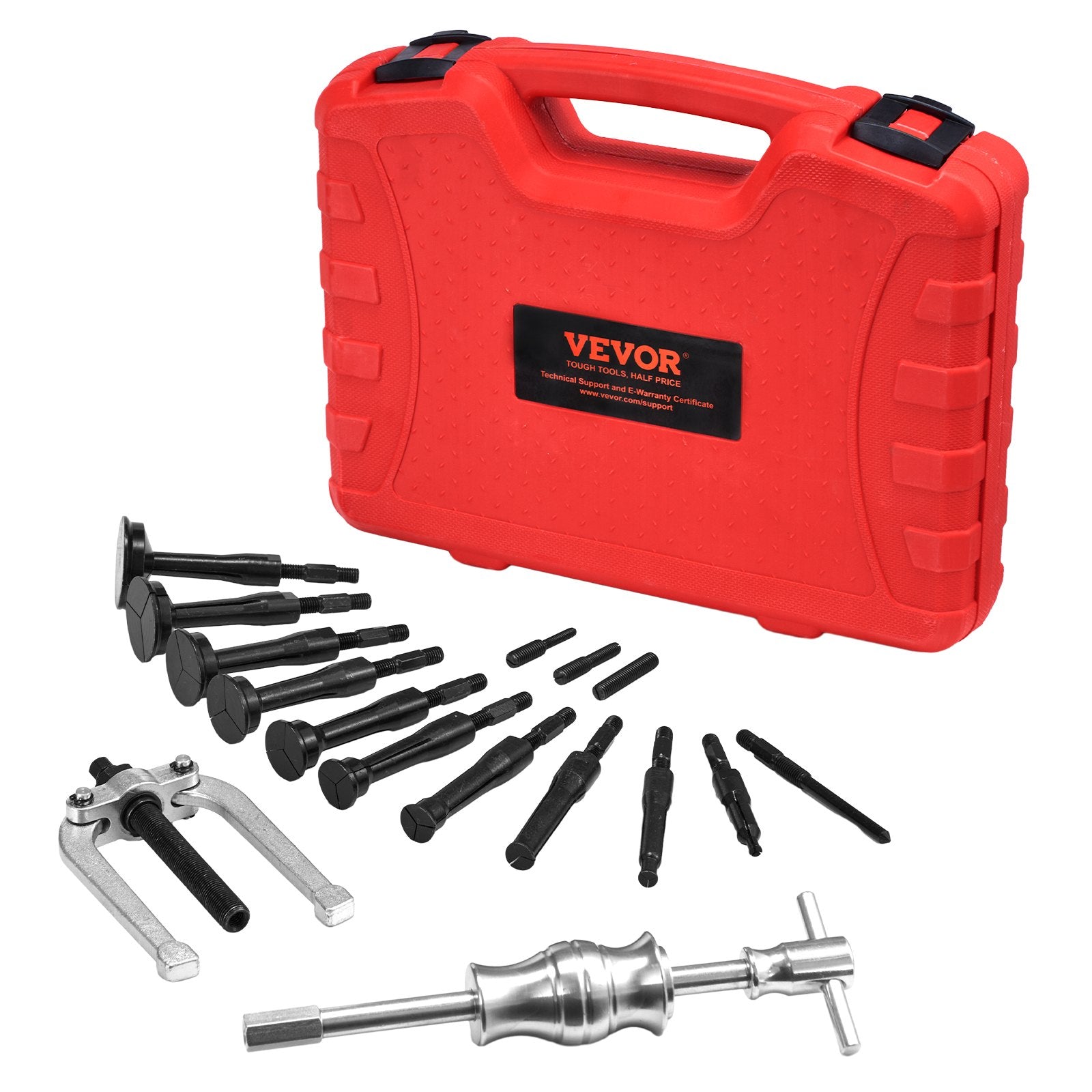 Blind Hole Collet Bearing Race and Seal Puller Extractor Kit, Slide Hammer Pilot Insert Inner Internal V952-HCSNZCLBQ16PD83U8V0