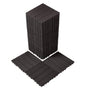 Interlocking Deck Tiles, 36 Pack,11.6"x11.6" 36 sq. ft Plastic Waterproof Outdoor Flooring All Weather Use, V952-HDDBSL4TBTSZO4PBXV0