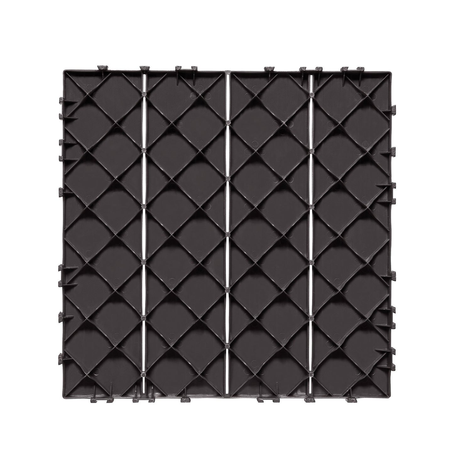 Interlocking Deck Tiles, 36 Pack,11.6"x11.6" 36 sq. ft Plastic Waterproof Outdoor Flooring All Weather Use, V952-HDDBSL4TBTSZO4PBXV0