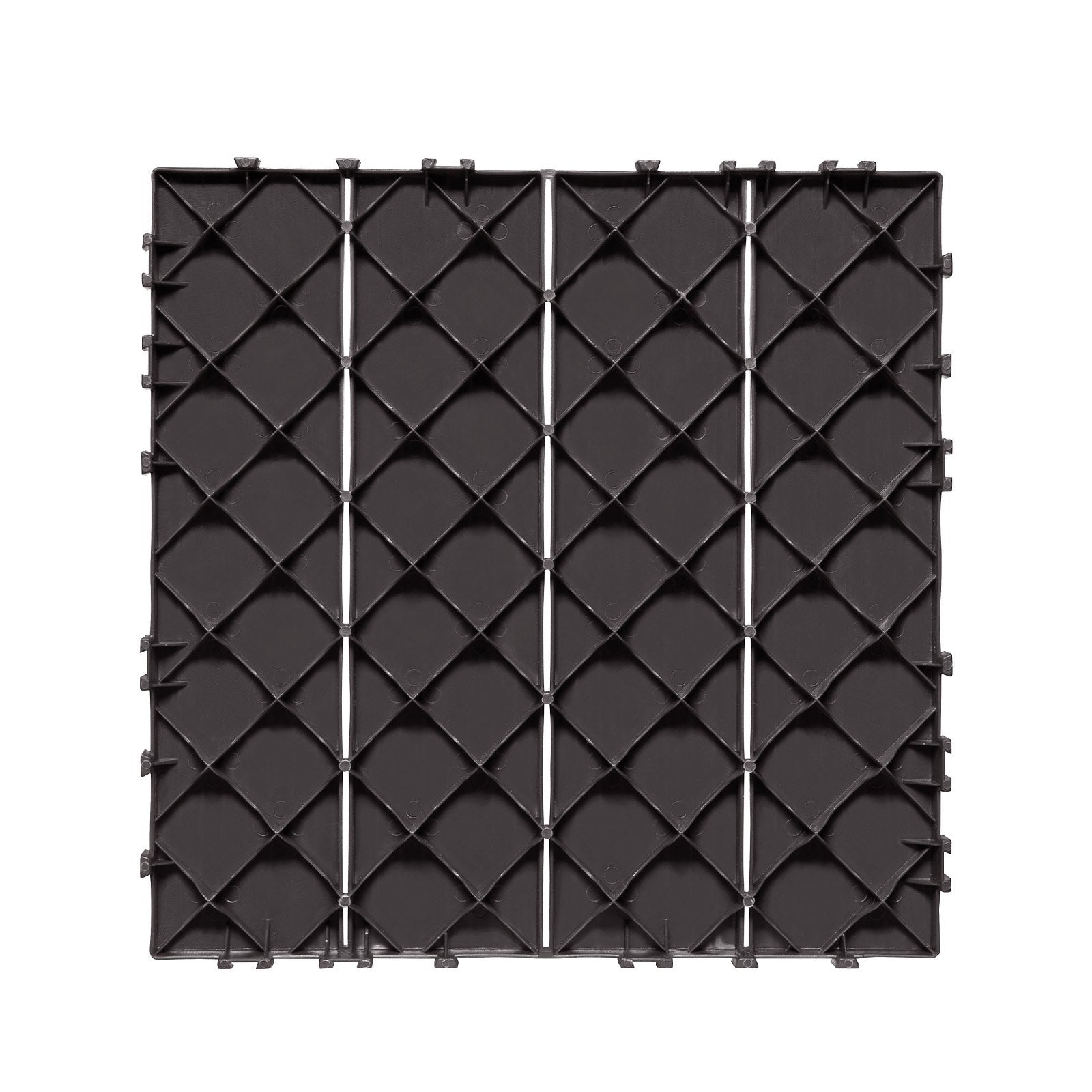 Interlocking Deck Tiles, 36 Pack,11.6"x11.6" 36 sq. ft Plastic Waterproof Outdoor Flooring All Weather Use, V952-HDDBSL4TBTSZO4PBXV0
