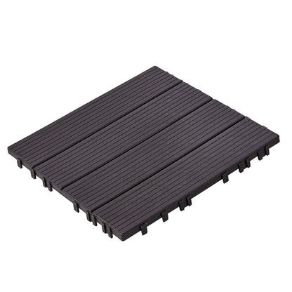 Interlocking Deck Tiles, 36 Pack,11.6"x11.6" 36 sq. ft Plastic Waterproof Outdoor Flooring All Weather Use, V952-HDDBSL4TBTSZO4PBXV0