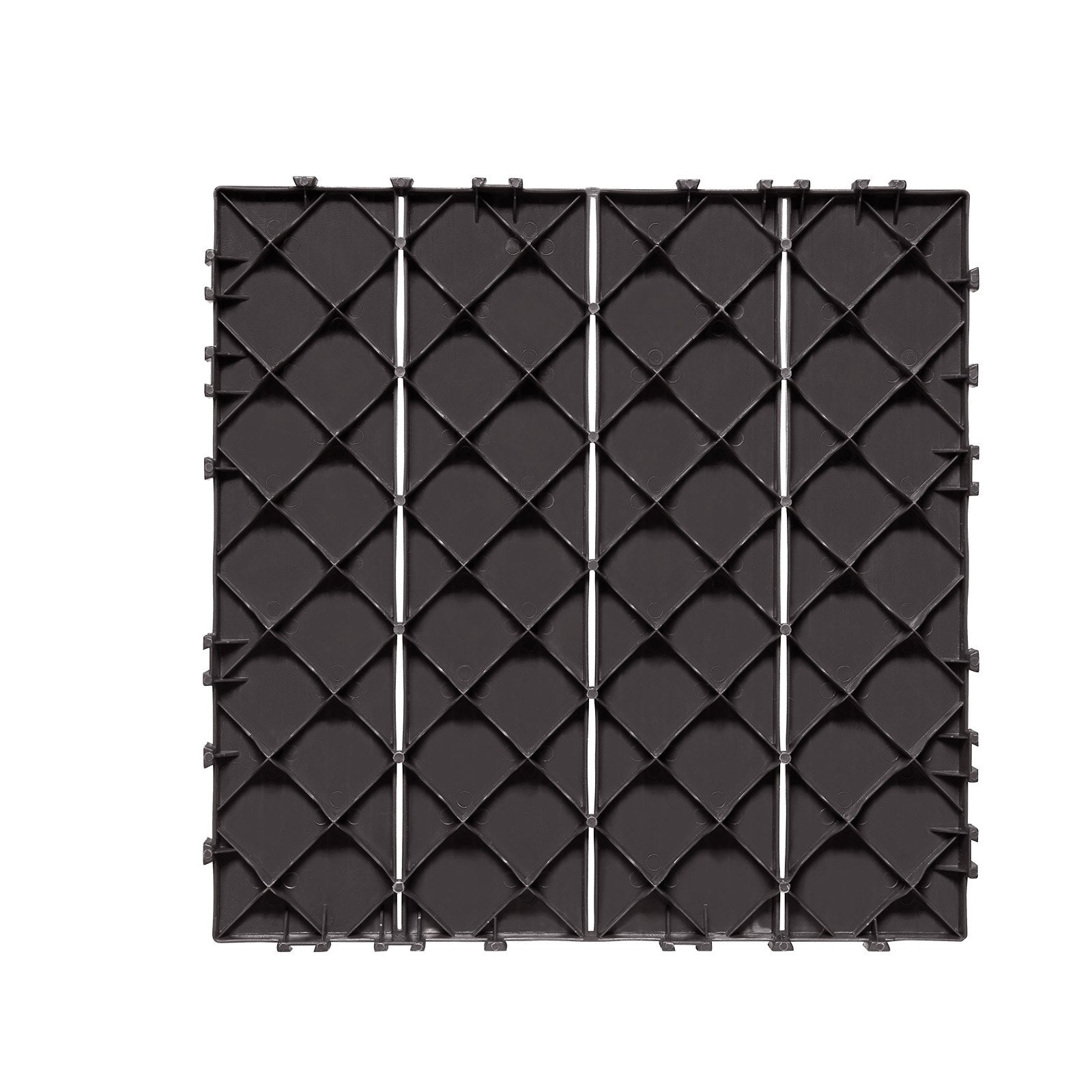 Interlocking Deck Tiles 54 Pack 12"x12" Waterproof for Porch Dark Brown V952-HDDBSL4TBTSZUY2L8V0