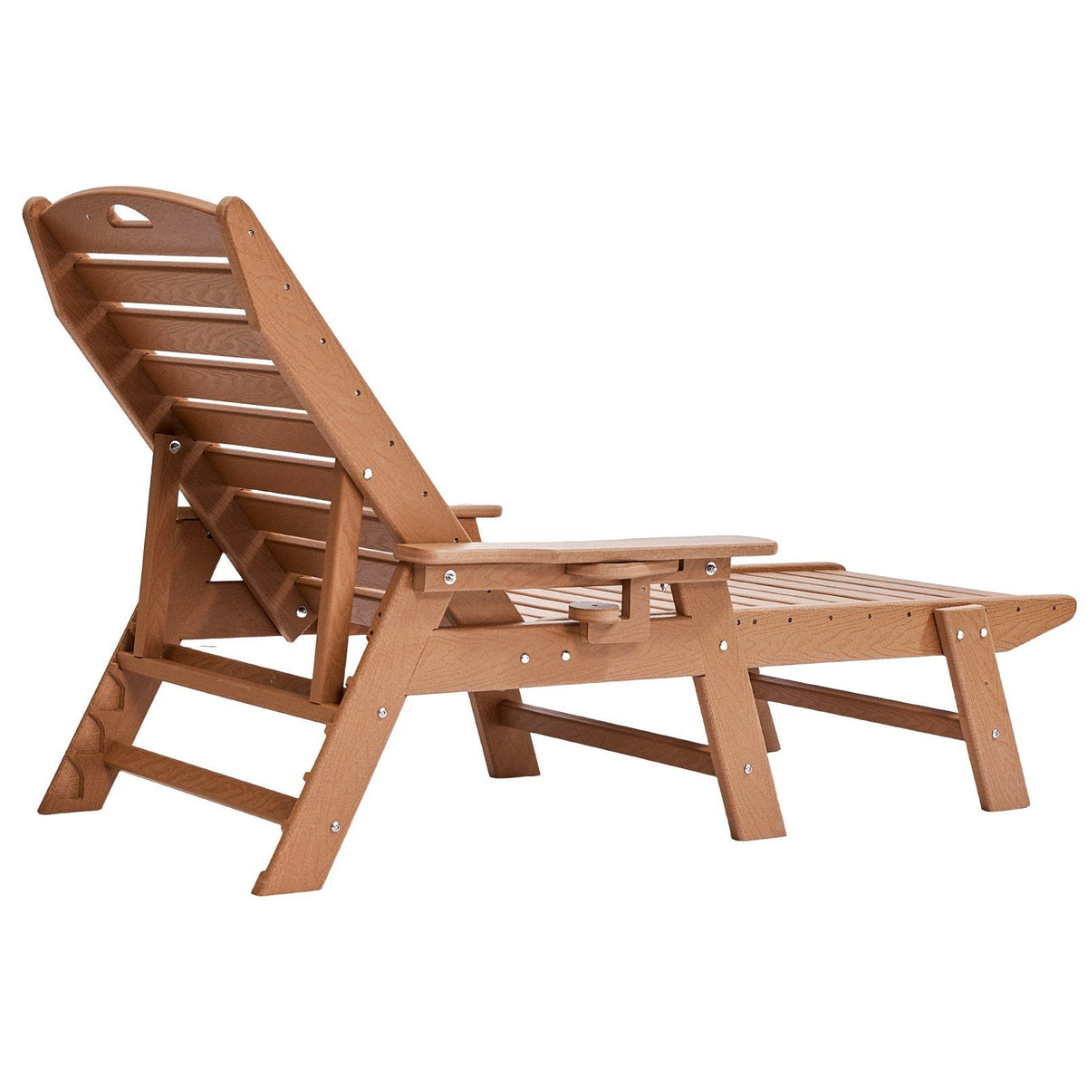 Chaise Lounge Chair, 181 kg Weight Capacity, 6 Positions Adjustable Patio Lounge Chair, Outdoor HDPE Lounge V952-HDPESLTYGDTYYCZAV001V0