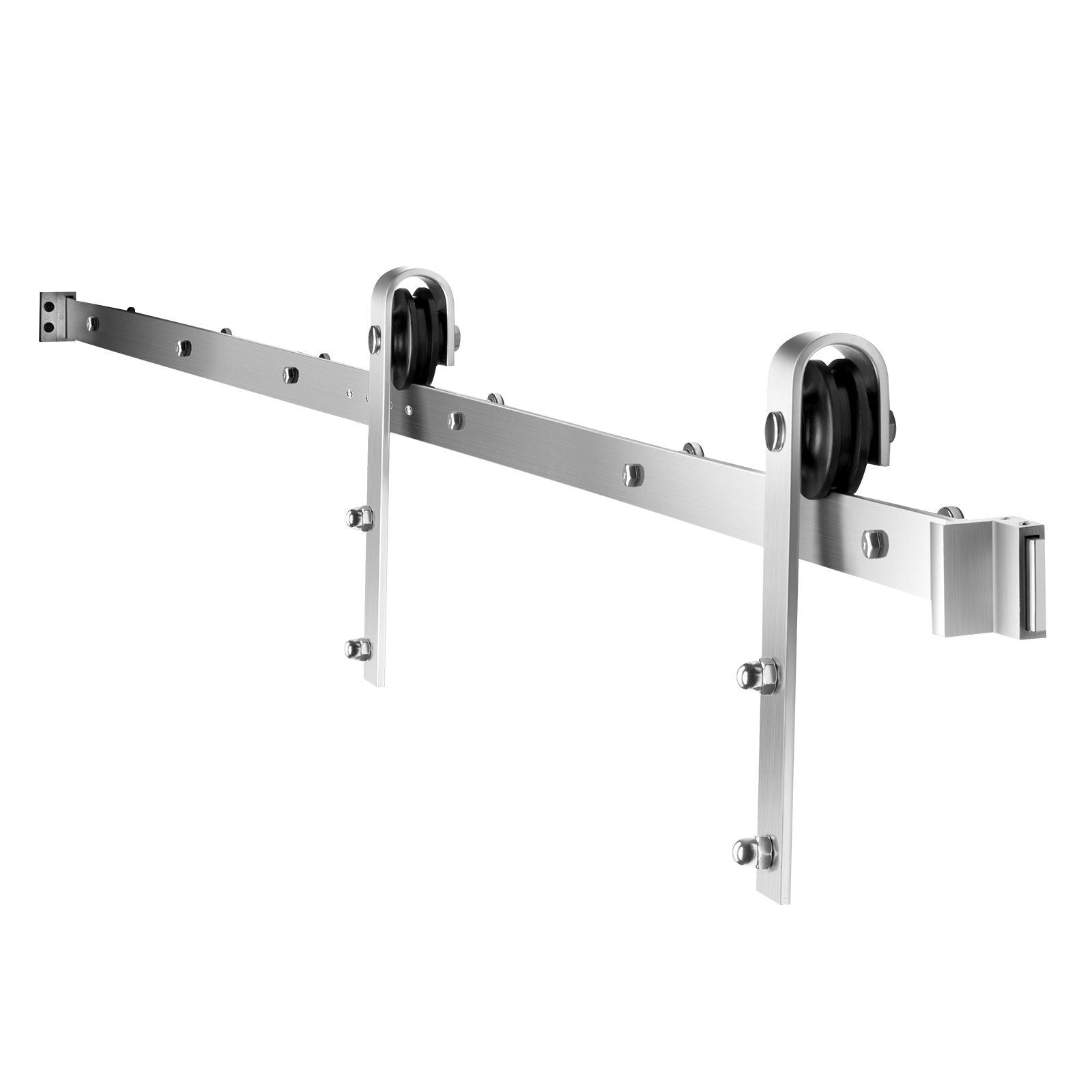 8FT Sliding Barn Door Hardware Kit, 330 LBS Weight Capacity, Compatible with 42 to 48 Inches Width & 1-3/8 to V952-HDSMDGDGDM2D9X4QD001V0