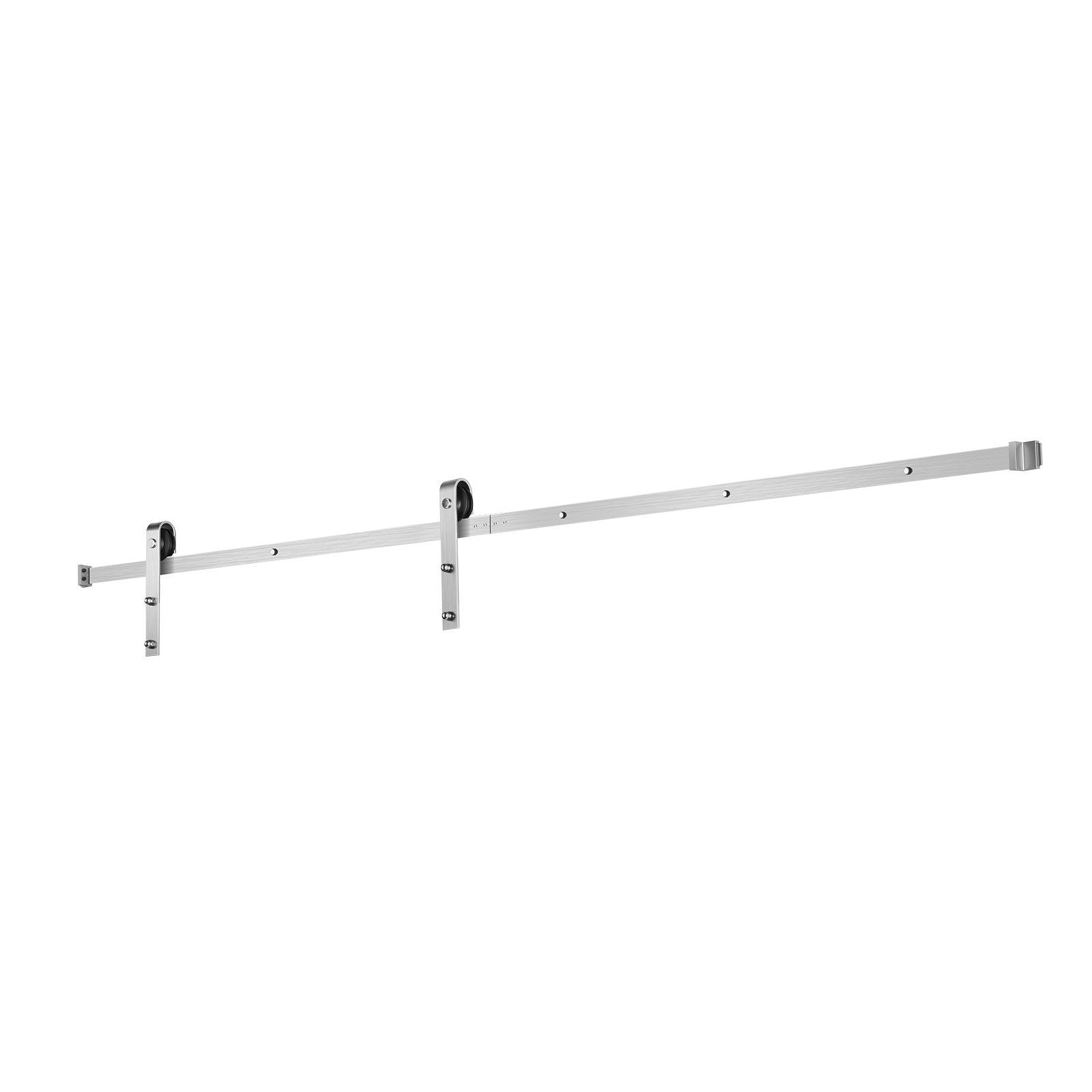 8FT Sliding Barn Door Hardware Kit, 330 LBS Weight Capacity, Compatible with 42 to 48 Inches Width & 1-3/8 to V952-HDSMDGDGDM2D9X4QD001V0