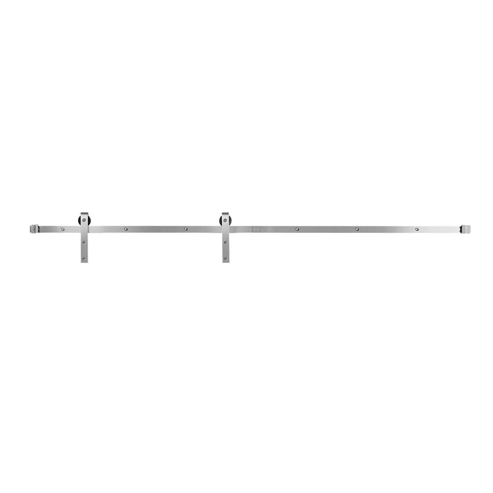 8FT Sliding Barn Door Hardware Kit, 330 LBS Weight Capacity, Compatible with 42 to 48 Inches Width & 1-3/8 to V952-HDSMDGDGDM2D9X4QD001V0