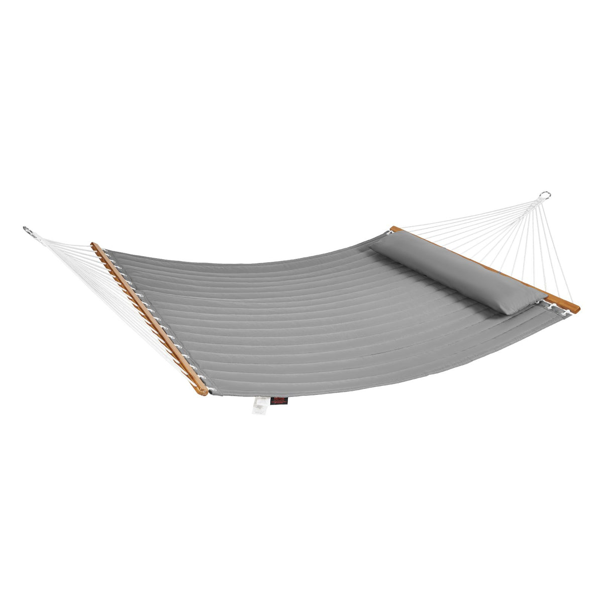 Double Quilted Fabric Hammock, 12 FT Double Hammock with Hardwood Spreader Bars, 2 Person Quilted Hammock V952-HFDCBDZJYZXCHF9R8V0