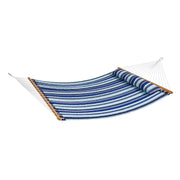 Double Quilted Fabric Hammock, 12 FT Double Hammock with Hardwood Spreader Bars, 2 Person Quilted Hammock V952-HFDCBDZJYZXT653QMV0
