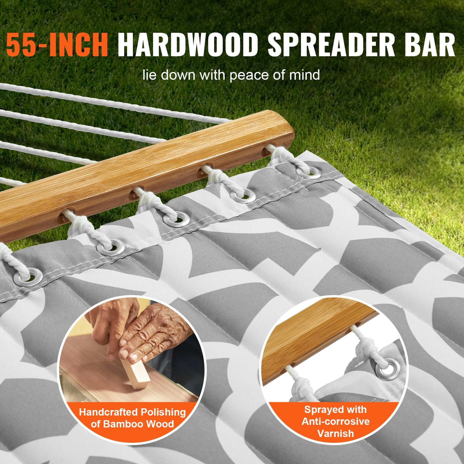 Two Person Hammock with Stand Included Heavy Duty 480lb Capacity, Double Hammock with 12 FT Steel Stand and V952-HFDCHBSXHWTXK34ZTV0