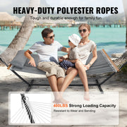 Double Quilted Fabric Hammock Two Person Hammock with Stand 480lb Capacity V952-HFDCHSCSTXYZG0K4NV0