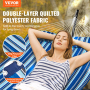 Two Person Hammock with Stand Included, Double Hammock with Curved Spreader Bar and Detachable Pillow and V952-HFDCLBSTWTXHK0YP9V0