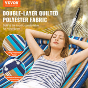 Double Quilted Fabric Hammock Two Person Hammock with Stand 480lb Capacity V952-HFDCLQSXTWTX79EXQV0