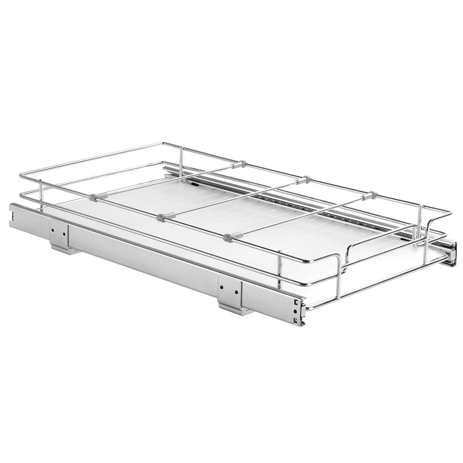 Pull Out Cabinet Under Sink Organizer 11 x 21 Inch Wire Drawer Basket V952-HG111W21D315HPXRLV0