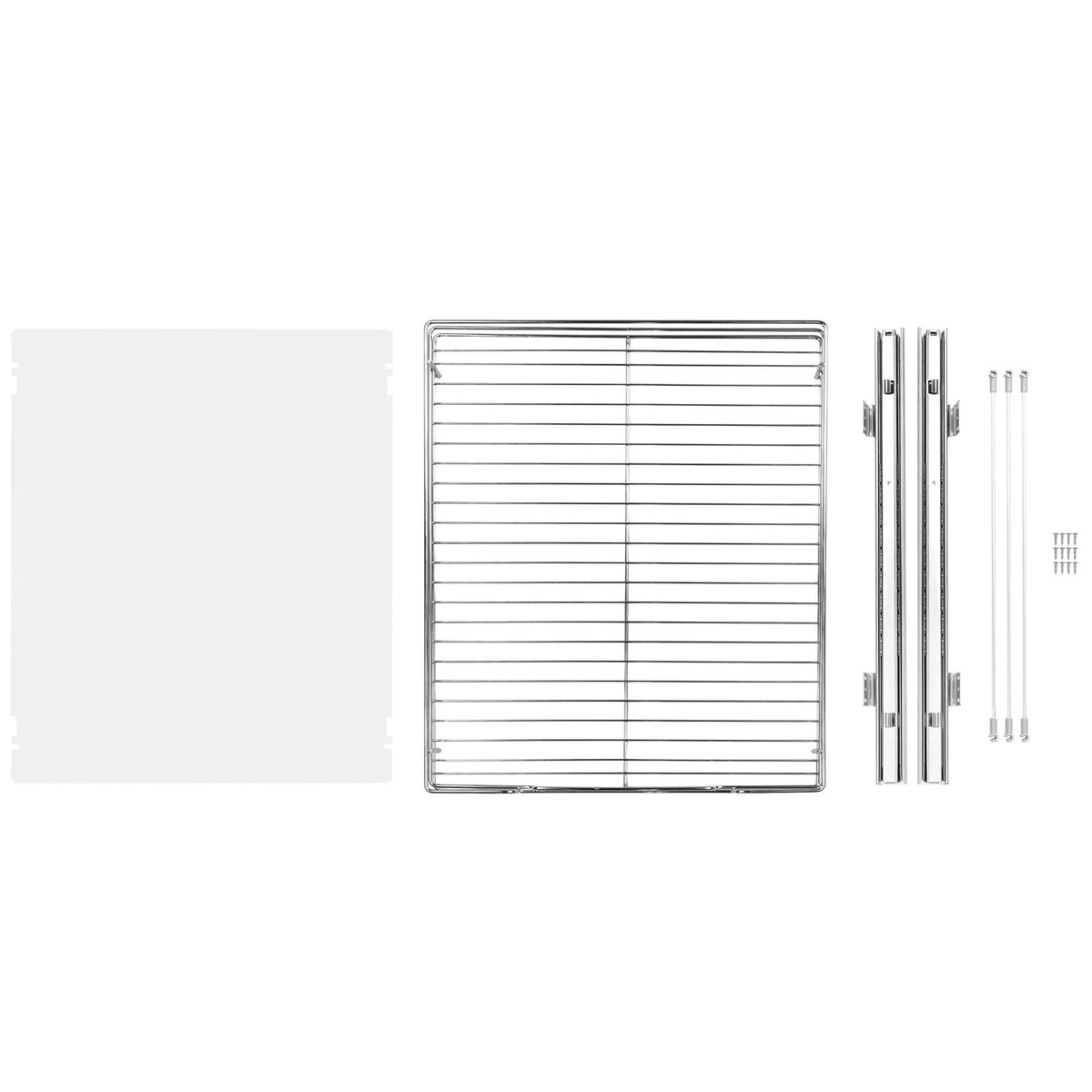 18.5"Wx21"Dx3.5"H Pull Out Cabinet Organizer, Heavy Duty Slide Out Pantry Shelves, Steel Roll Out Drawers, V952-HG117W21D315HVZFIV0