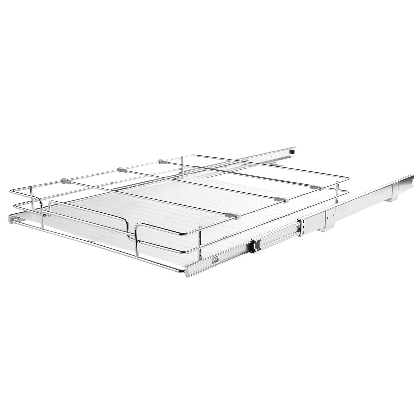 18.5"Wx21"Dx3.5"H Pull Out Cabinet Organizer, Heavy Duty Slide Out Pantry Shelves, Steel Roll Out Drawers, V952-HG117W21D315HVZFIV0