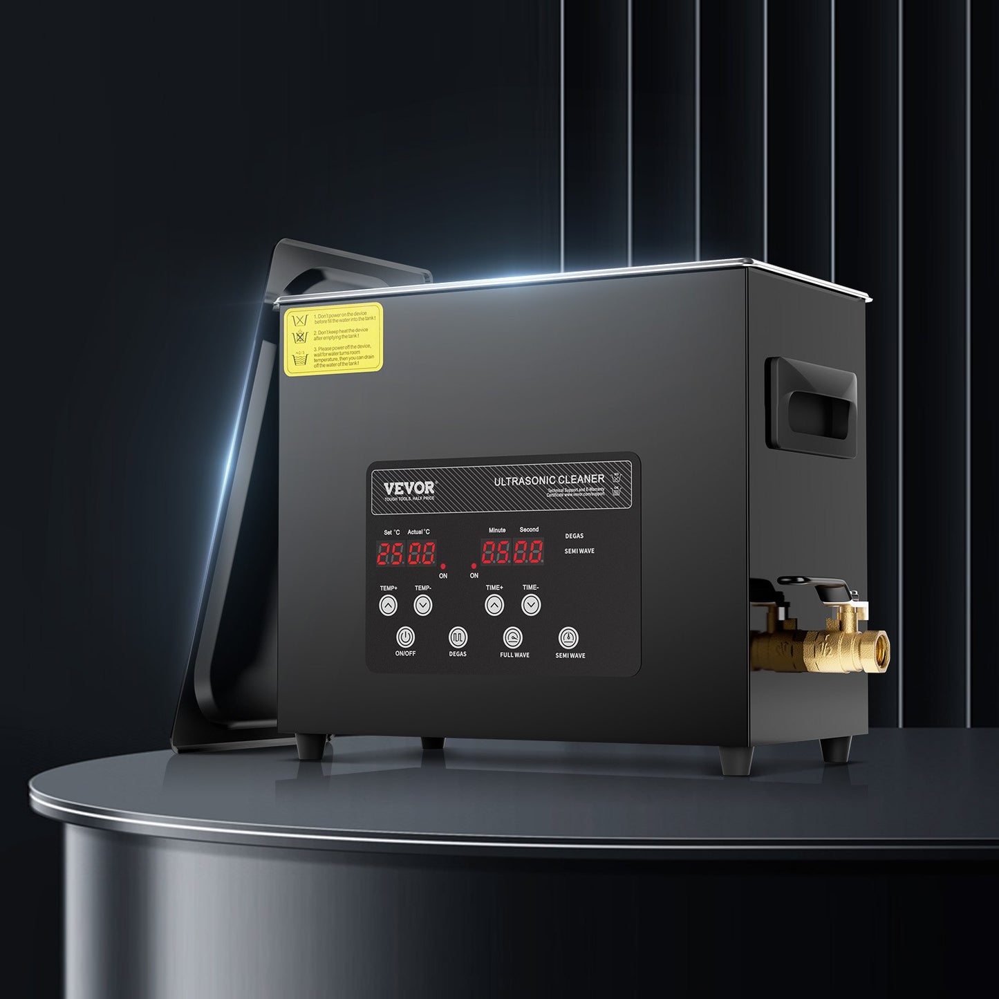 6L Ultra Sonic Cleaner, 180W Digital Ultrasonic Cleaning Machine with Gentle Mode & Upgraded Degassing, 40kHz V952-HGKCSBQXJ6LAHTSPMV3
