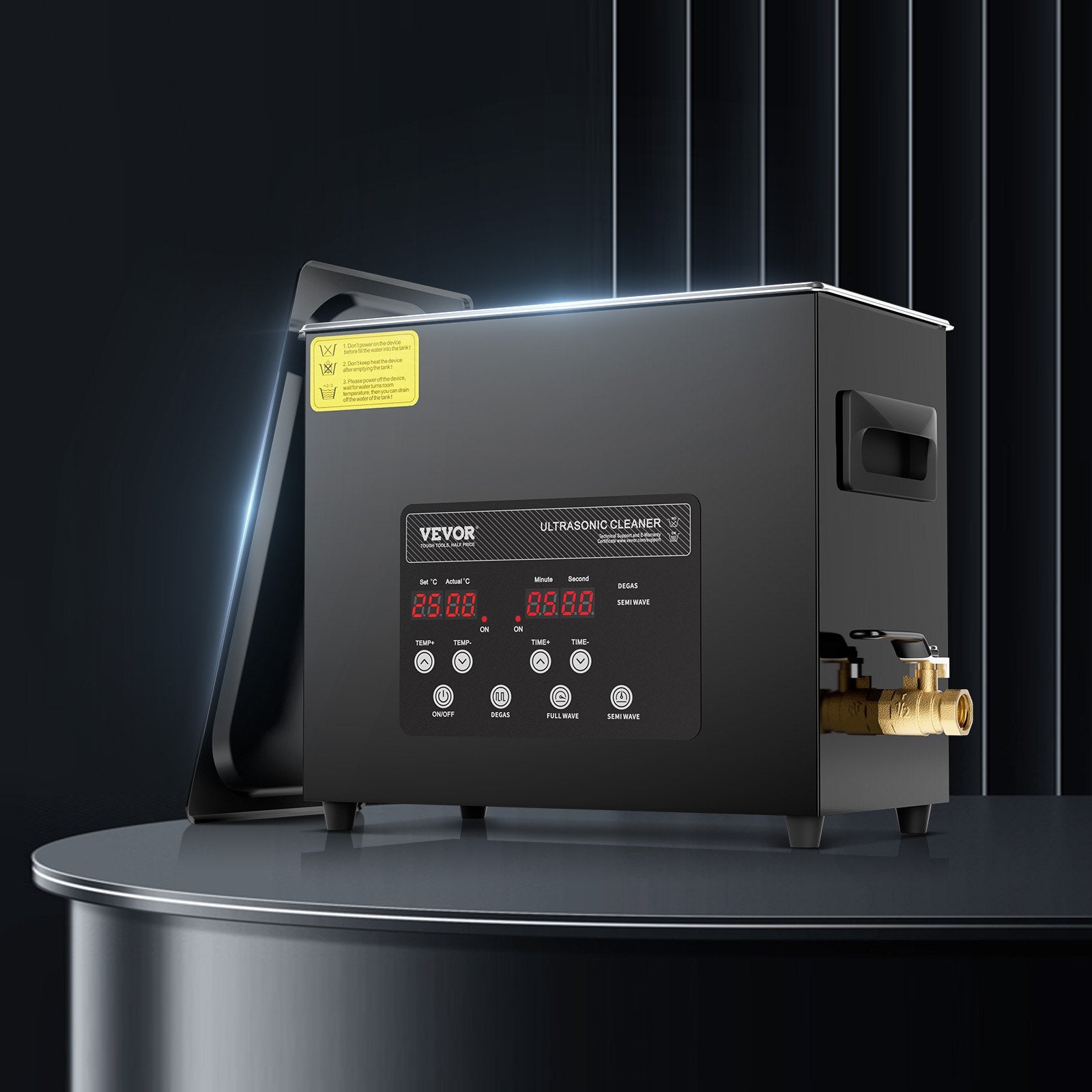 6L Ultra Sonic Cleaner, 180W Digital Ultrasonic Cleaning Machine with Gentle Mode & Upgraded Degassing, 40kHz V952-HGKCSBQXJ6LAHTSPMV3