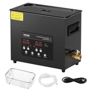 6L Ultra Sonic Cleaner, 180W Digital Ultrasonic Cleaning Machine with Gentle Mode & Upgraded Degassing, 40kHz V952-HGKCSBQXJ6LAHTSPMV3