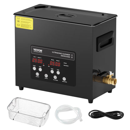 6L Ultra Sonic Cleaner, 180W Digital Ultrasonic Cleaning Machine with Gentle Mode & Upgraded Degassing, 40kHz V952-HGKCSBQXJ6LAHTSPMV3