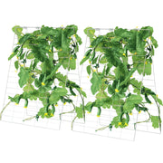 Cucumber Trellis for Climbing Plants, 35" x 55" Foldable Cucumber Trellis Set with Plant Clips, Metal Garden V952-HGPJTXCZAXJ3JGFLUV0