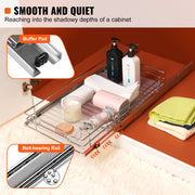 Pull Out Cabinet Under Sink Organizer 11.5 x 16.5 Inch Wire Drawer Basket V952-HGSLLHGSJXYC1UDZFV0