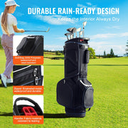 Golf Cart Bag with 14 Way Organizer Divider Top, 35" 11 Pockets Premium Cart Bag with Stand, Durable Golf V952-HHBHHB36YC10TEZZLV0