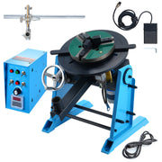 Rotary Welding Positioner 30KG, 0-90 degrees Welding Positioning Turntable Table 1-12RPM 80W, with 12.4 Inch V952-HJBWJX30KG80ONXXLV3