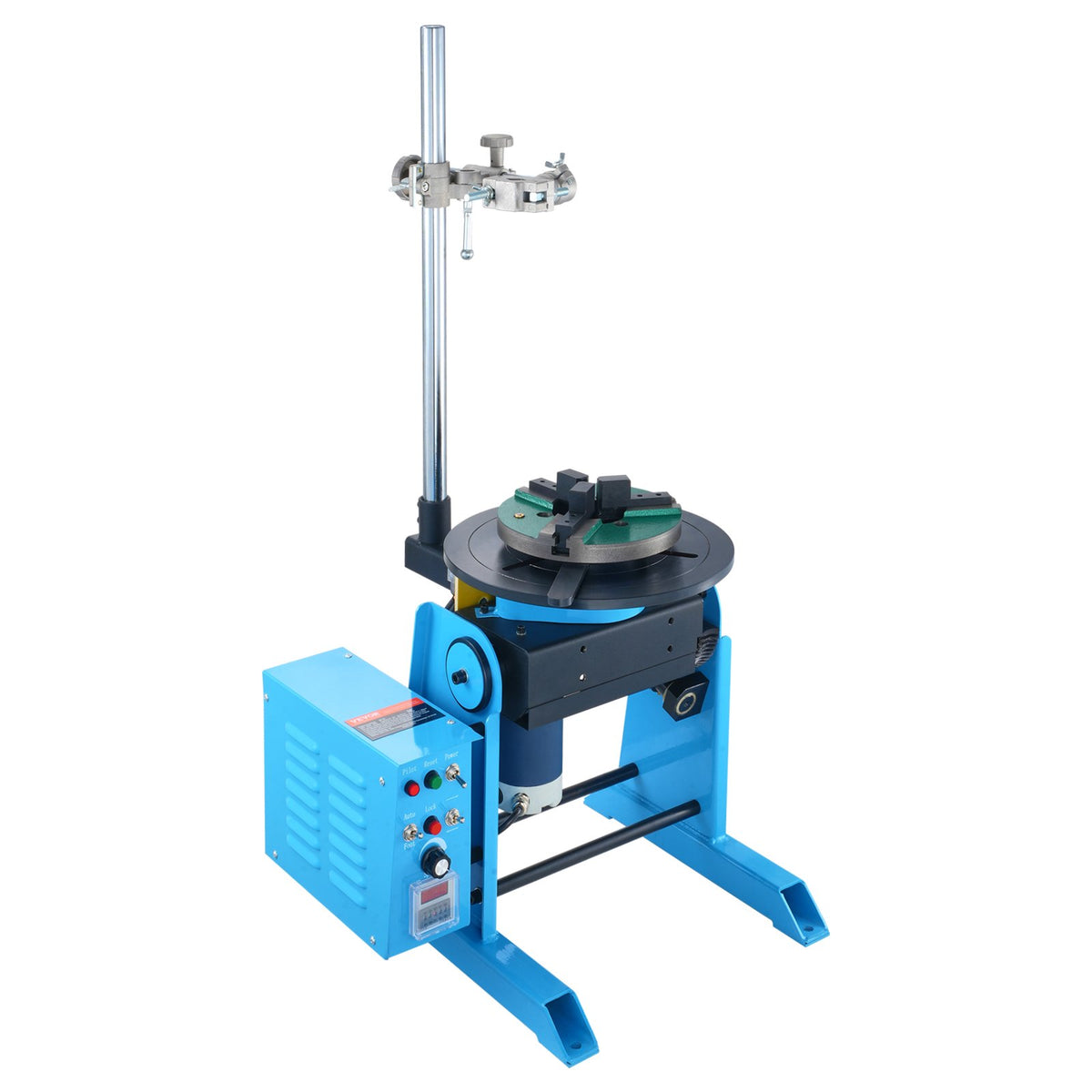 Rotary Welding Positioner 30KG, 0-90 degrees Welding Positioning Turntable Table 1-12RPM 80W, with 12.4 Inch V952-HJBWJX30KG80ONXXLV3